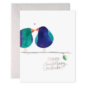 Lovebirds Greeting Card - Anniversary