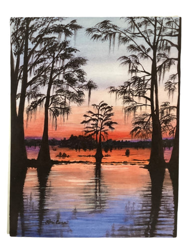Notecard - Marsh Sunset - Single Card