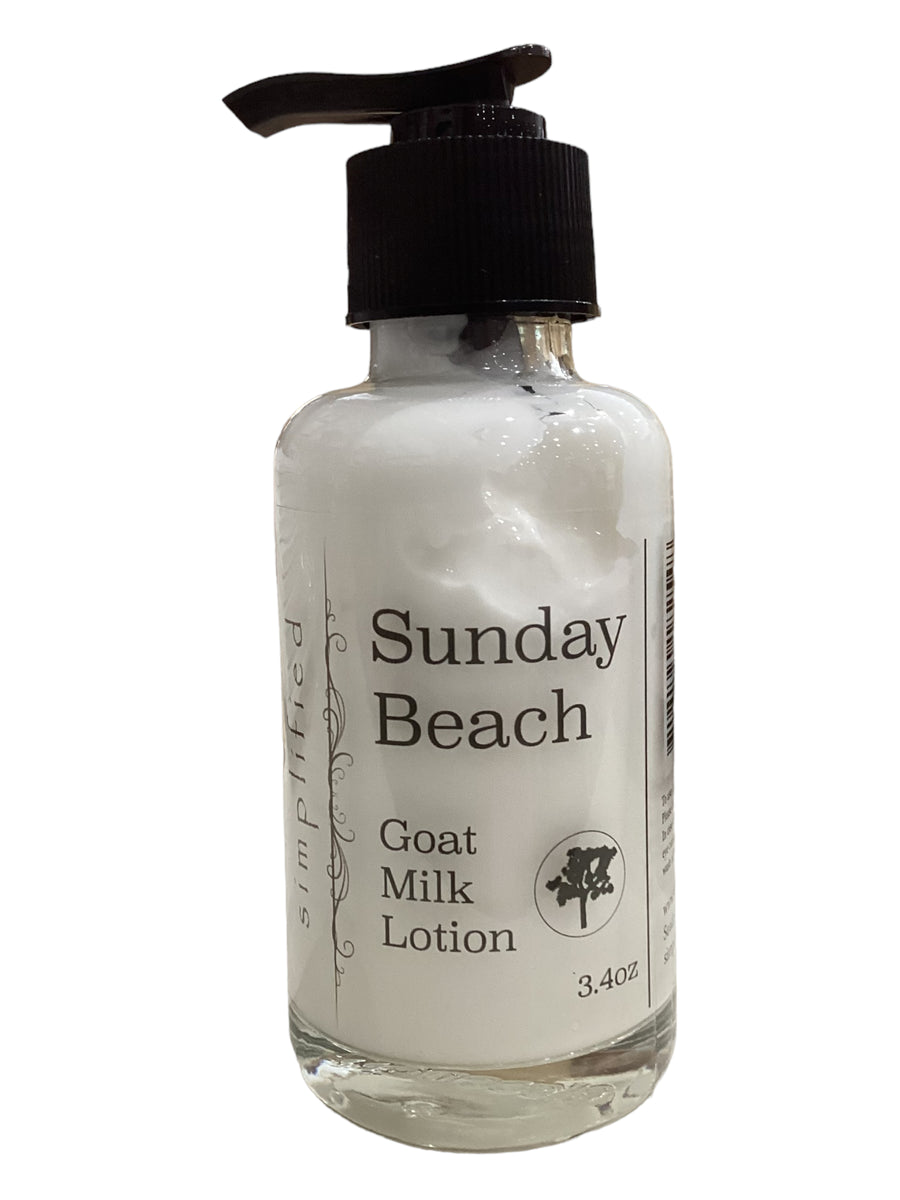 Experience the Benefits of Sunday Beach Goat Milk Lotion