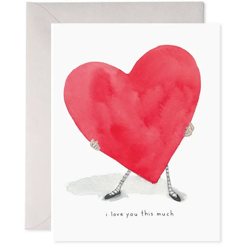 I Love You This Much - Greeting Card