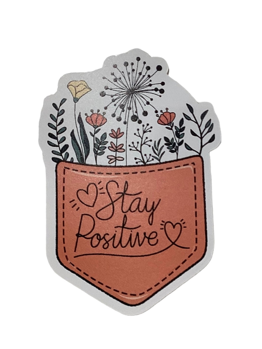 Stay Positive Sticker – Wild Oats & Billy Goats NSB