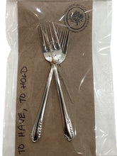 "To Have to Hold" Stamped Forks