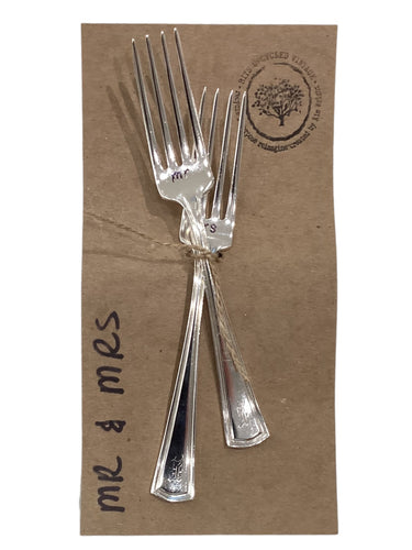 Mr. & Mrs. Stamped Forks