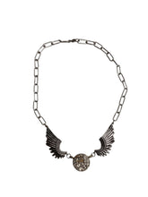 Steampunk Movement Necklace with Harley Wings