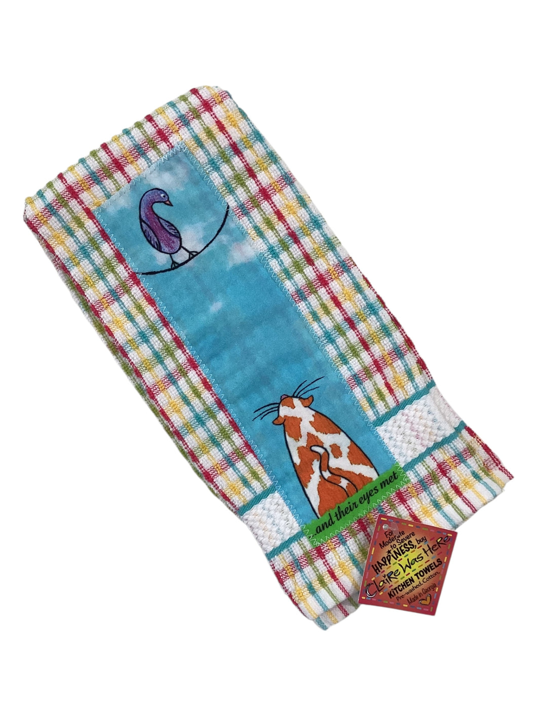 #192 Tea Towel - And Their Eyes Met