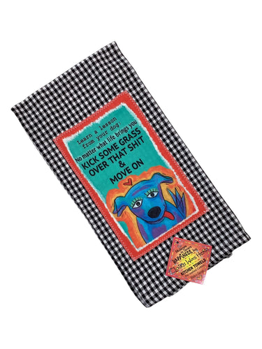 #233 Tea Towel - Kick Some Grass