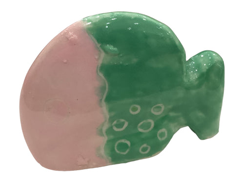 Stone Fish - Pink/Green