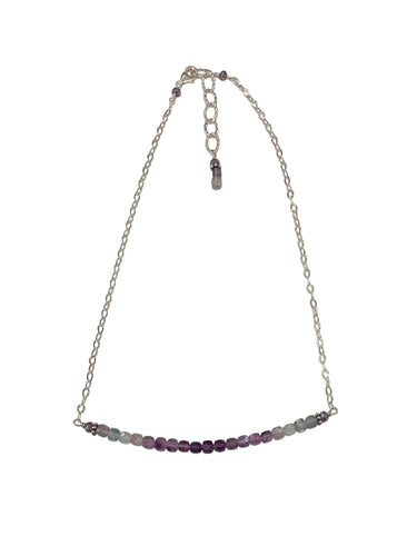 Fluorite Bar Necklace