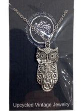 Silverplate Owl Necklaces