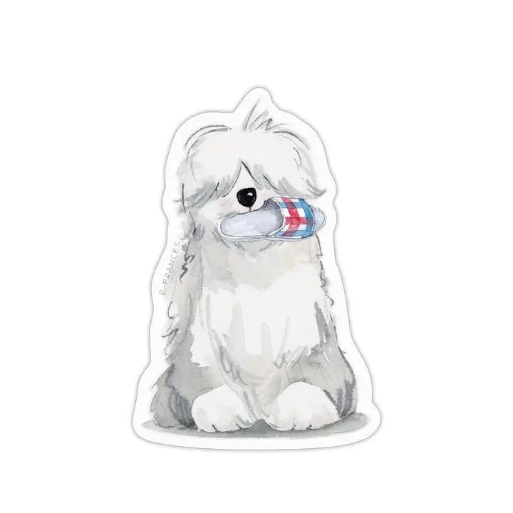 Fluffy Dog Sticker