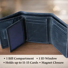 Men's Handcrafted Distressed Wallet - Trifold