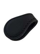 Leather Magnetic Bookmark - Black