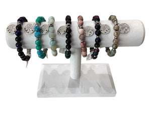 Beaded Bracelet - Sand Dollar Charm