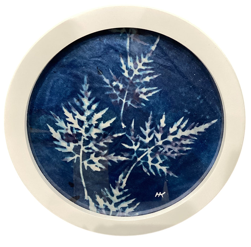 Round Cyanotype