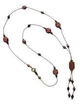 19" Rectangle Tassel Necklace