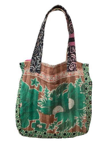 Kantha Pocket Tote Bag