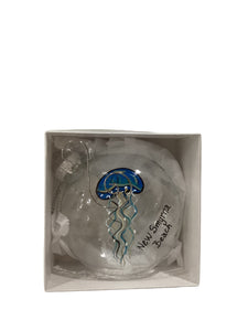 Glass Ornament - Jellyfish