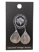 Silver Plate Disk Earrings