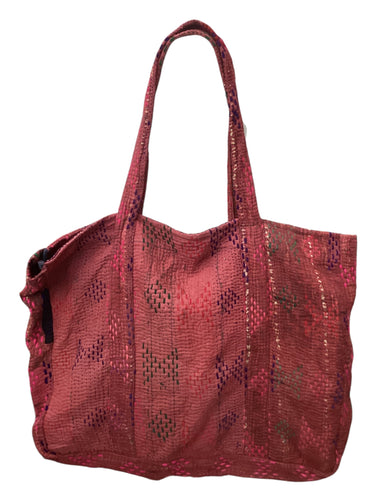 Kantha Overnight Tote Bag