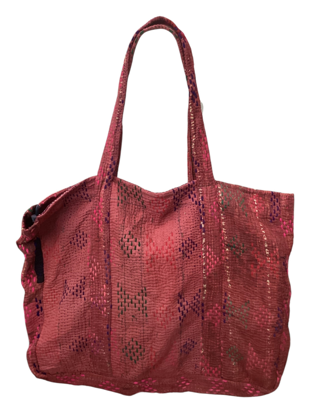 Kantha Overnight Tote Bag