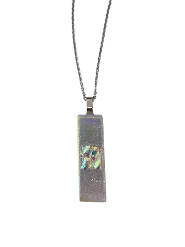 Clear Dichro Necklace