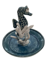 Seahorse Trinket Dish - Blue