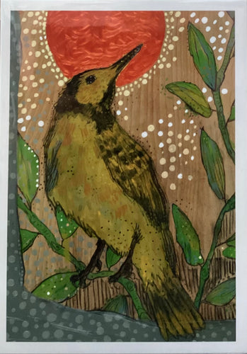 Copper Moon Grey Hooded Warbler - Print - 5