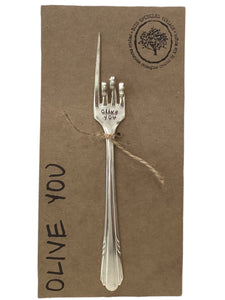 "Olive You" Serving Fork