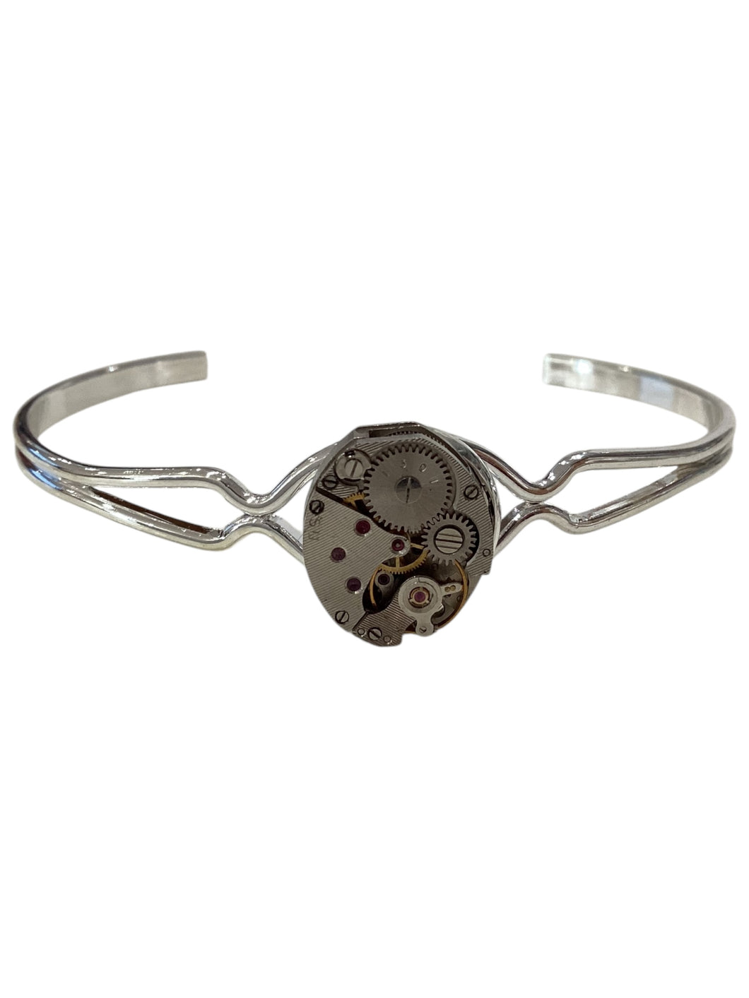 Steampunk Single Movement Bangle Bracelet