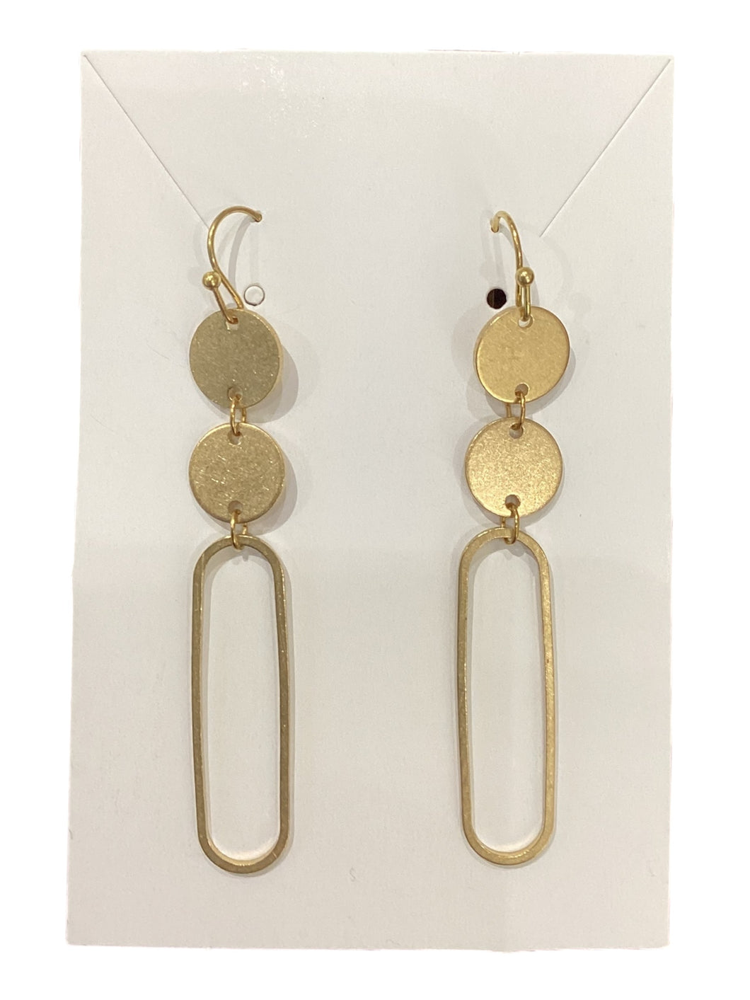 Brass Maxi - Earrings