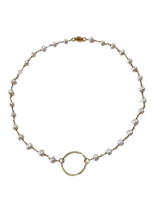 Pearl Chain Nataly Necklace