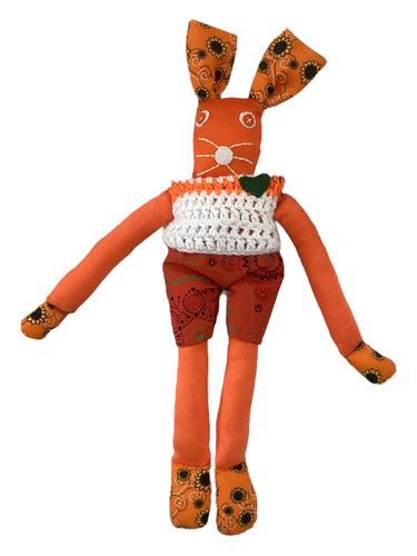 Handcrafted Orange Bunnykat - Carrot Top