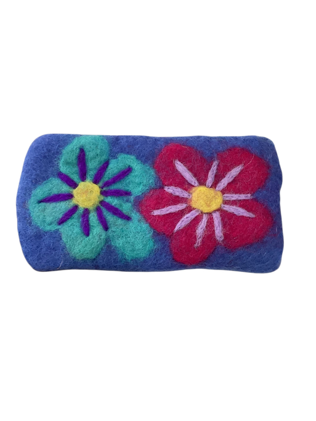 Felted Flower Eyeglass Holder