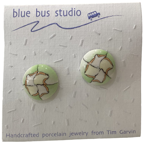 Button Post Earrings