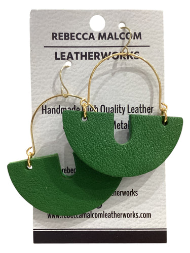 UU Earrings - Kelly Green