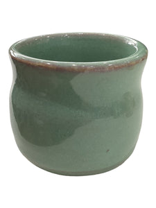 2" Succulent / Cactus Cup w/ Drain Hole Ceramic Plant Pots - Sea Foam