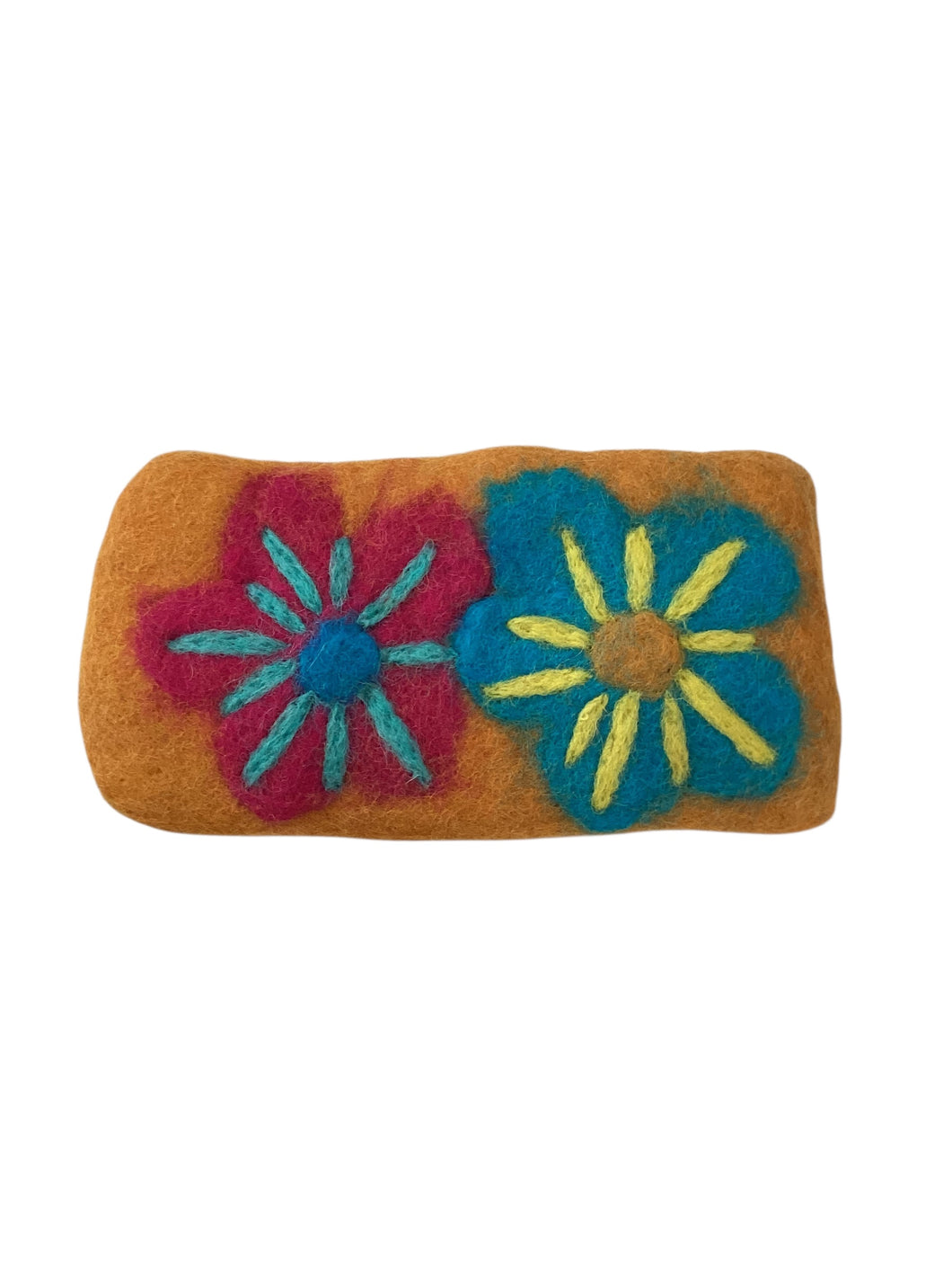 Felted Flower Eyeglass Holder