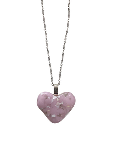 Pink Heart Necklace