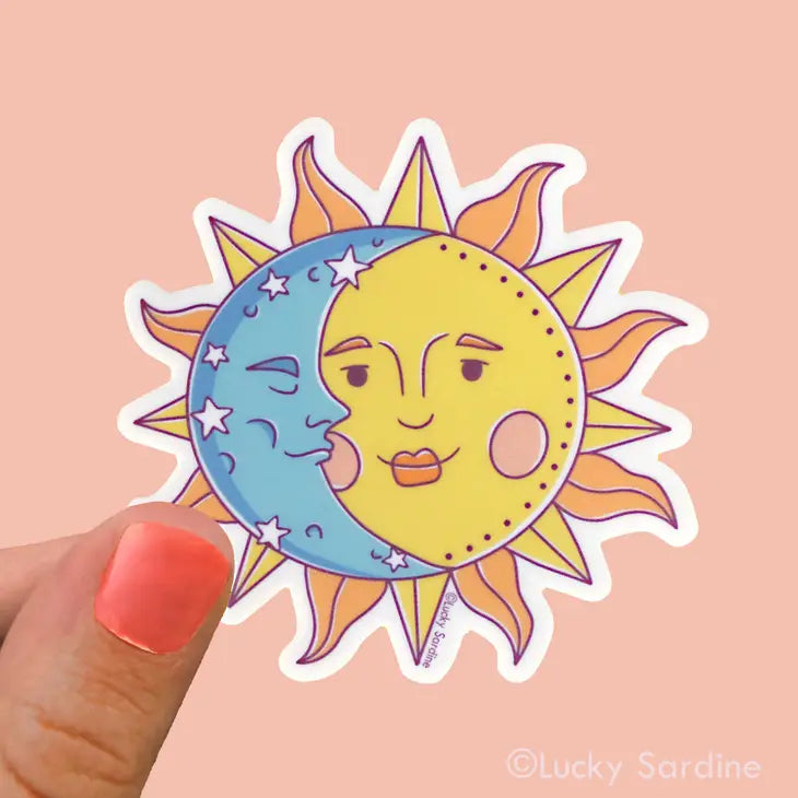 Sun & Moon - Cosmic Vinyl Sticker