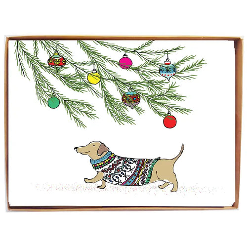Dachsund Under Tree - Box of 8