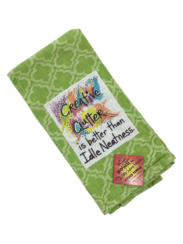 #56 Tea Towel - Clutter