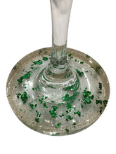 Green Flakes w/Gold Glitter