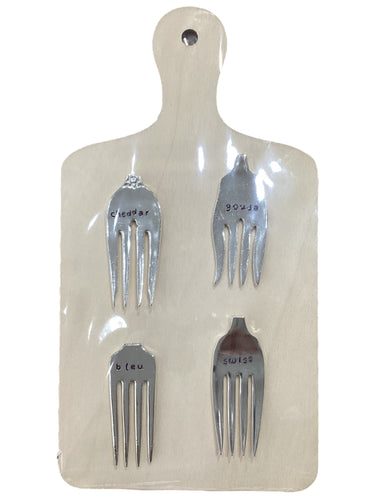 Cheese Marker Fork Set