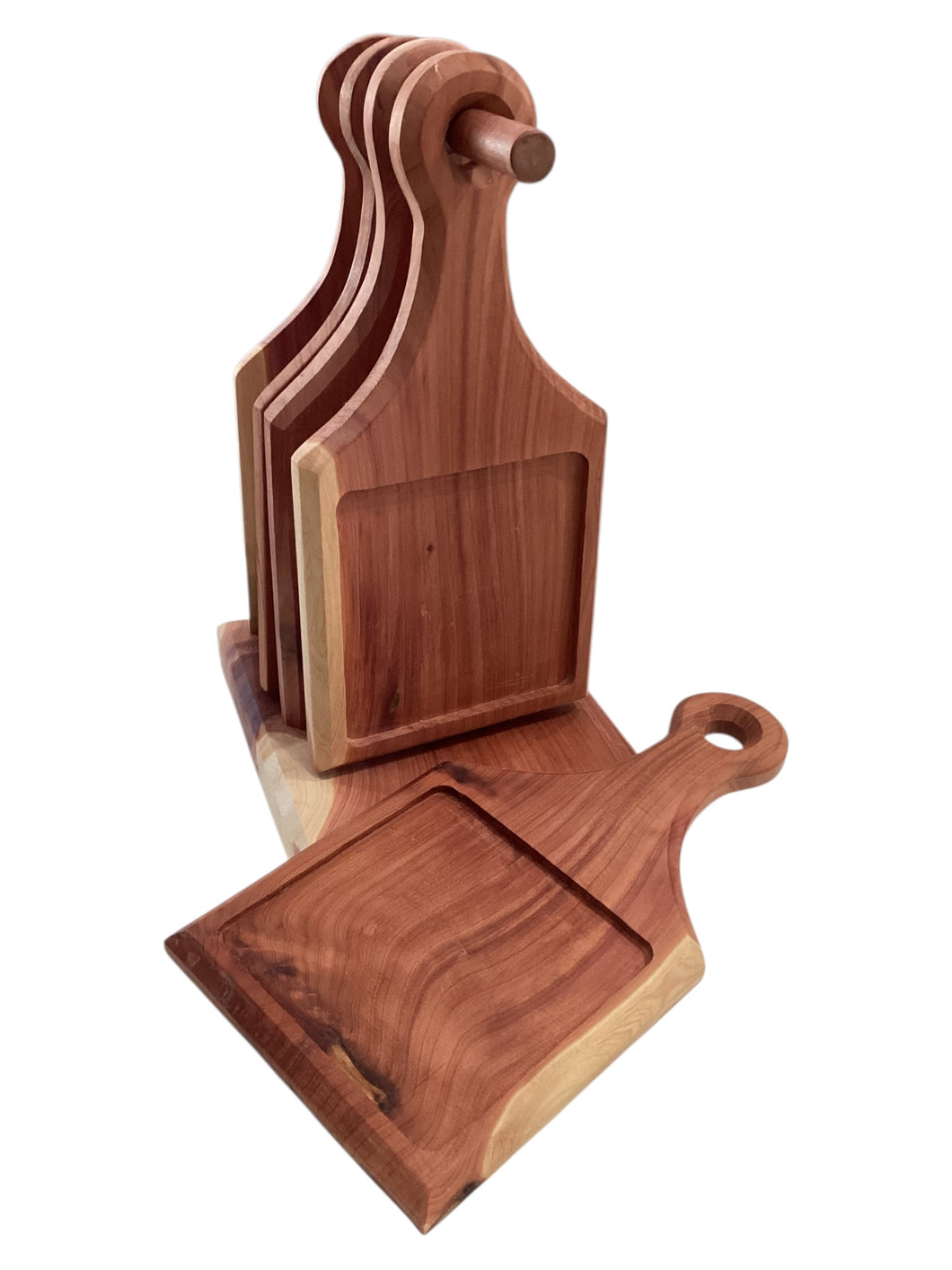 Mini Charcuterie Board Set - Cedar Wood