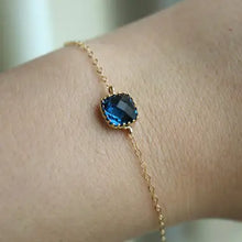 Dainty Sapphire Navy Blue Bracelet