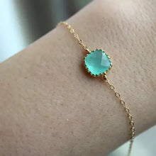 Dainty Mint Blue Bracelet