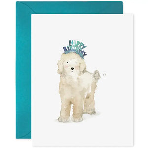Lucy Dog Labradoodle Greeting Card