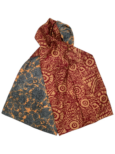 Vintage Sari Scarf Two-Sided