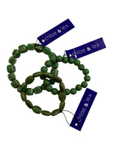 Seashore Color Solid and Multi Clay Bead Stretch Bracelets