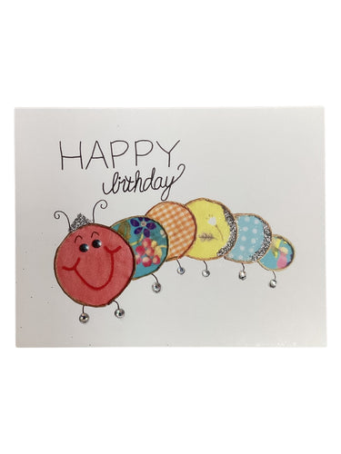 Birthday Card - Caterpillar